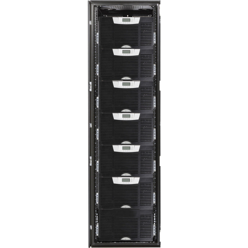 Eaton BladeUPS, 36 kVA, 36 kW, 208Y/120V, 108A, Black, Fixed connection, 1260 watts, 4296 BTU/hr (HE mode), 3600 watts, 12282 BTU/hr (Normal mode), (2) available, 1 slot filled with Network Card Eaton Corporation