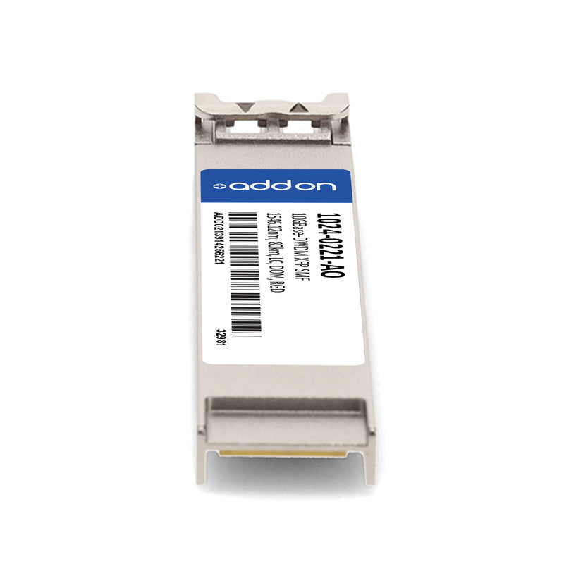 AddOn Optelian® 1024-0221 Compatible TAA 10GBase-DWDM XFP Transceiver (SMF, 1546.12nm, 80km, LC, DOM, -40 to 85°C)