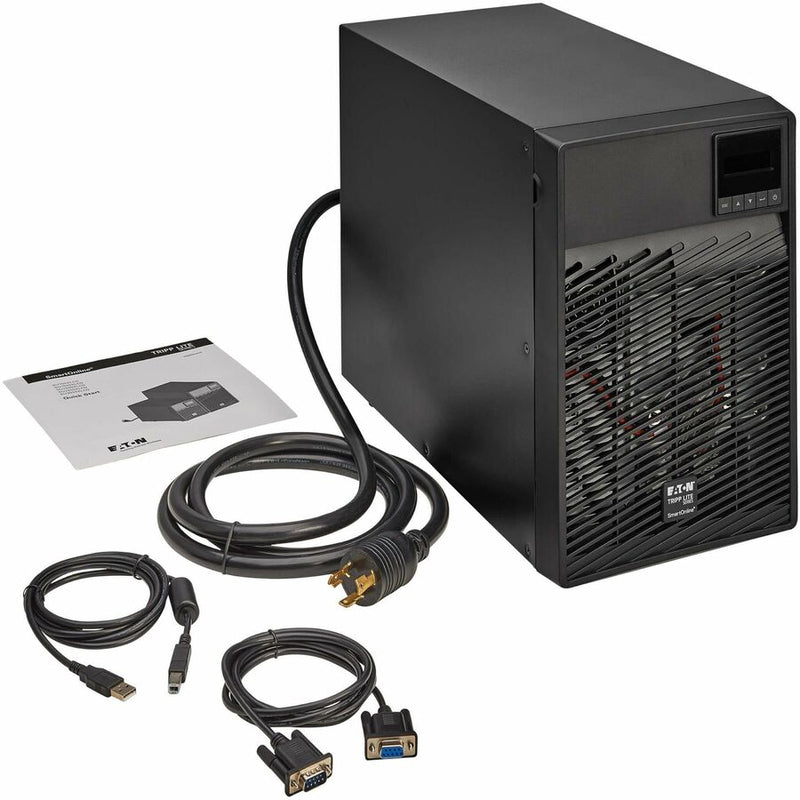 Eaton Tripp Lite Series SmartOnline 3000VA 2700W 120V Double-Conversion UPS - 5 Outlets, Extended Run, Network Card Option, LCD, USB, DB9, Tower Eaton Corporation
