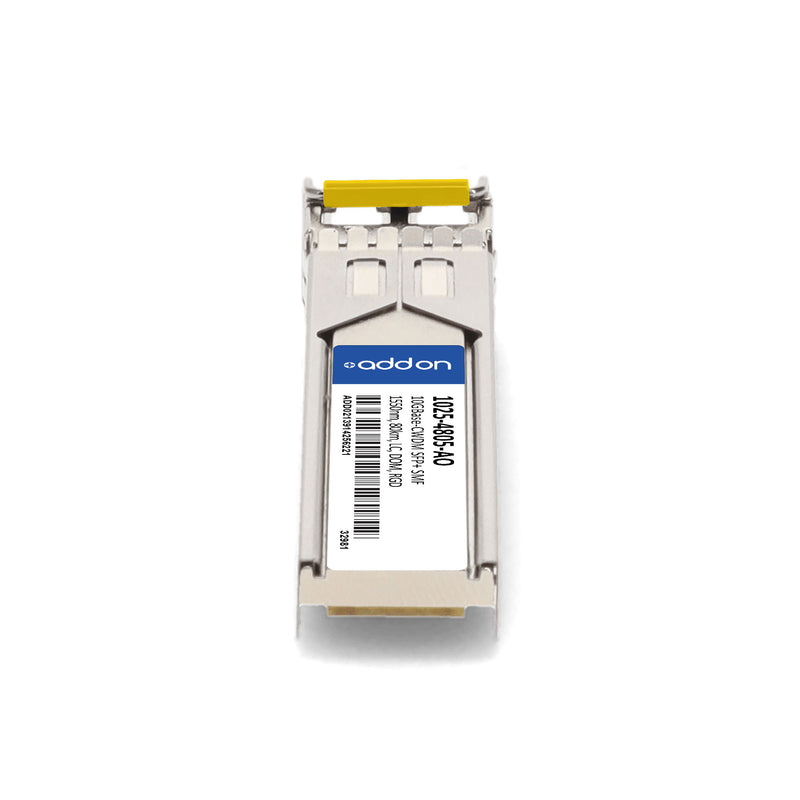 Optelian® 1025-4805 Compatible TAA 10GBase-CWDM SFP+ Transceiver (SMF, 1550nm, 80km, LC, DOM, -40 to 85°C)
