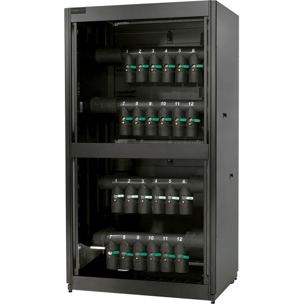 Apc Schneider Electric Cooling Distribution Unit 12 Circuit, Bottom/Top Mains, Top Distribution Piping