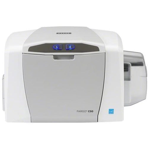 HIP Fargo DTC1250e Single Sided ID Card Printer/Encoder – 300 dpi – USB – Color – Dye Sublimation/Thermal Transfer