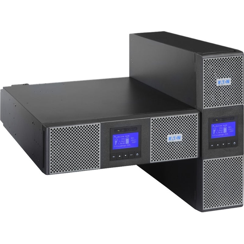 Eaton 9PX 8000VA 7200W 120V/208V Online Double-Conversion UPS - Hardwired Input, 1 L6-30R, 2 L14-30R, Hardwired Output, Cybersecure Network Card, Extended Run, 6U - Battery Backup Eaton Corporation