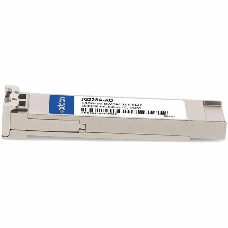 AddOn HP® JG228A Compatible TAA 10GBase-DWDM XFP Transceiver 100GHz (SMF, 1540.56nm, 80km, LC, DOM)
