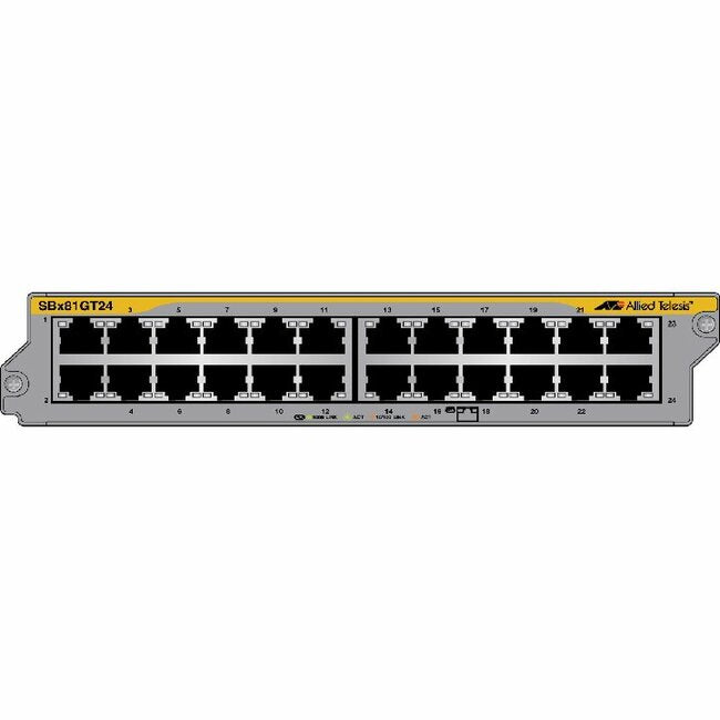 Allied Telesis AT-SBX81GT24 24-Port Gigabit Ethernet Line Card
