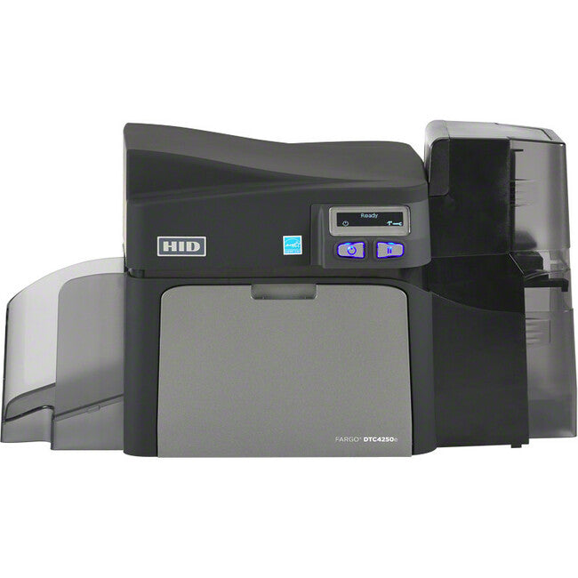 Fargo DTC4250e Dual-Sided Desktop Dye Sublimation/Thermal Transfer Card Printer - Color - USB