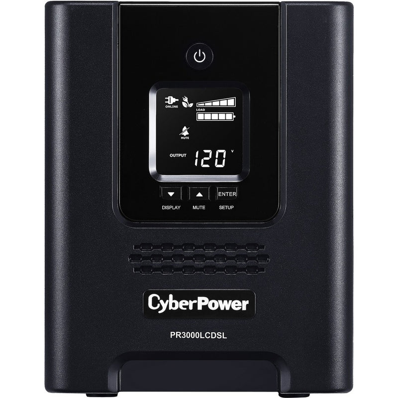 Cybernet Pure Sinewave Lcd Avr 5-20P Plug 7 Out (6) 5-20R (1) L5-30R 30A Tower 3Yr Warran