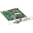 Black Box Modular Kvm Extender Receiver Interface Card - Dvi-D, Usb Hid, Single-Mode Fiber