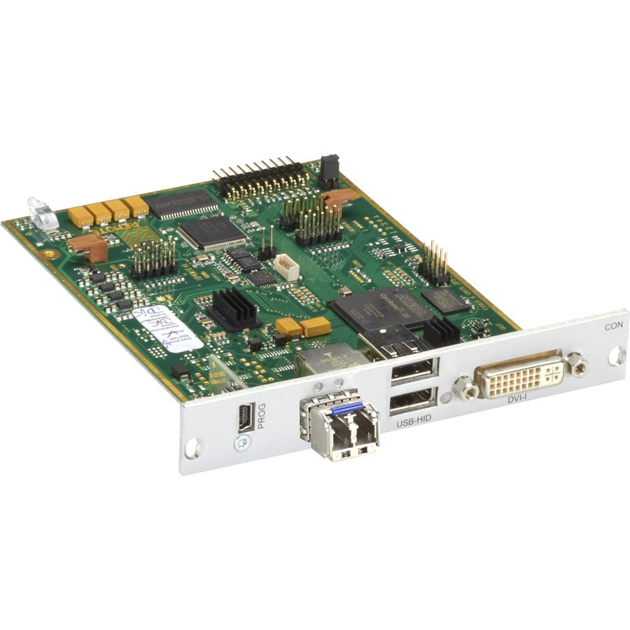 Black Box Modular Kvm Extender Receiver Interface Card - Dvi-I, Vga, U ...