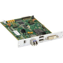 Black Box Modular Kvm Extender Receiver Interface Card - Dvi-I, Vga, Usb Hid, Single-Mode