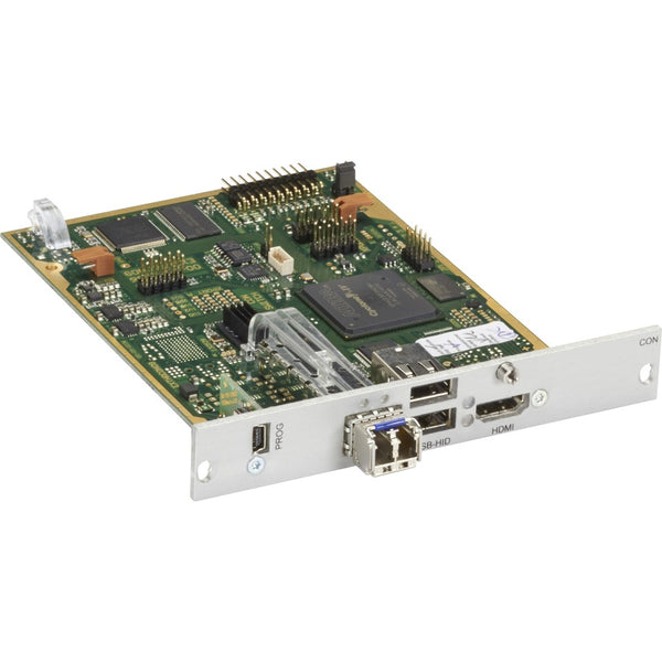 Black Box Modular Kvm Extender Receiver Interface Card - Hdmi, Usb-Hid, Single-Mode Fiber,