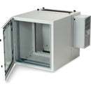 Black Box Nema 12 Wallmount Cabinet With 800-Btu Ac - 12U, 24 Cube, Double-Hinged, Gland P