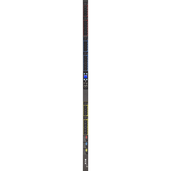 Eaton Metered Input rack PDU, 0U, CS8365 input, 12.48 kW max, 200-240V, 35A, 6 ft cord, Three-phase, Outlets: (30) C13 Outlet grip, (6) C19 Outlet grip Eaton Corporation