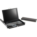 Black Box 17" Lcd Console Drawer With 8-Port Vga, Usb Kvm Switch, Gsa, Taa