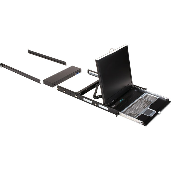 Black Box Kvm Lcd Console Tray Swt 19-In. 16Pt 1Rail Dvi-D Vga Ps/2 Usb