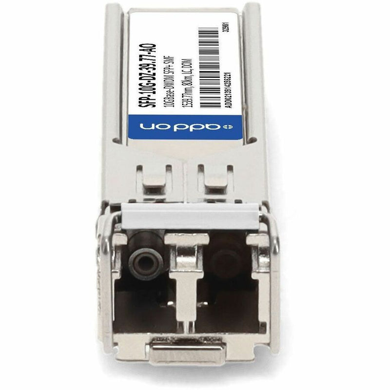 AddOn Arista Networks® SFP-10G-DZ-39.77 Compatible TAA 10GBase-DWDM SFP+ Transceiver (SMF, 1539.77nm, 80km, LC, DOM)