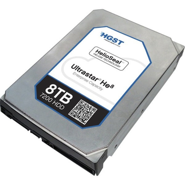 HGST Ultrastar He8 HUH728080AL5204 8TB 3.5" SAS Internal Hard Drive – 7200 RPM, 128MB Cache (20-Pack)