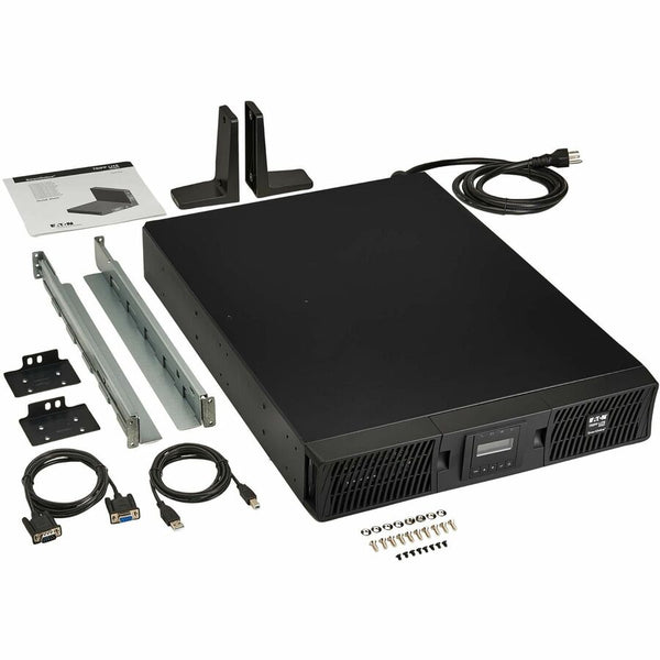 Eaton Tripp Lite Series SmartOnline 2000VA 1800W 120V Double-Conversion UPS - 7 Outlets, Extended Run, Network Card Included, LCD, USB, DB9, 2U Rack/Tower Eaton Corporation