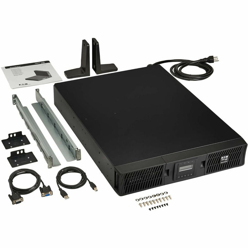 Eaton Tripp Lite Series SmartOnline 2000VA 1800W 120V Double-Conversion UPS - 7 Outlets, Extended Run, Network Card Included, LCD, USB, DB9, 2U Rack/Tower Eaton Corporation