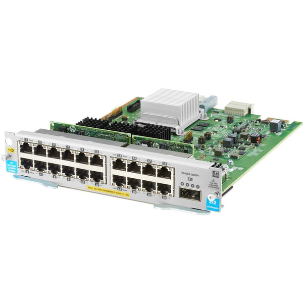 HPE 20-port 10/100/1000BASE-T PoE+ MACsec / 1-port 40GbE QSFP+ v3 zl2 Module Hewlett Packard Enterprise