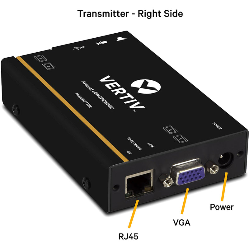 Vertiv Avocent LV3010P-001 LongView VGA KVM Extender Kit – 300m, USB, Audio