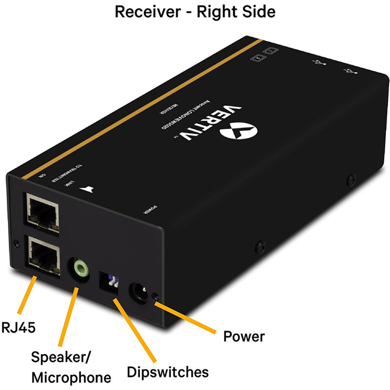 Vertiv Avocent LV3020P-001 KVM Extender – Dual VGA, USB, Audio, CATx, 1000ft Range