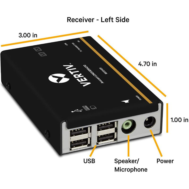 Vertiv Avocent LV4010P-001 KVM Extender Kit | DVI, USB, Audio | 1920x1200 | 50m
