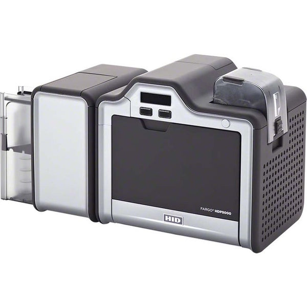 HID Fargo HDP5000 Single Sided Desktop Dye Sublimation/Thermal Transfer Card Printer – Color – USB