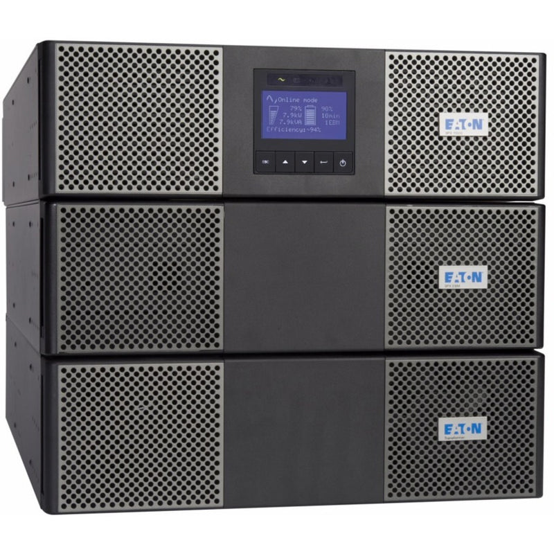 Eaton 9PX 11kVA 10kW 208V Online Double-Conversion UPS - Hardwired Input, 8x 5-20R, 2 L14-30R, 3 L6-30R Hardwired Outlets, Cybersecure Network Card, Extended Run, 9U - Battery Backup Eaton Corporation
