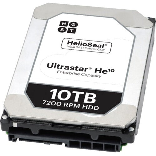 HGST Ultrastar He10 10TB 3.5" Internal SAS HDD 7200RPM 12Gb/s – 20-Pack (0F27404-20PK)