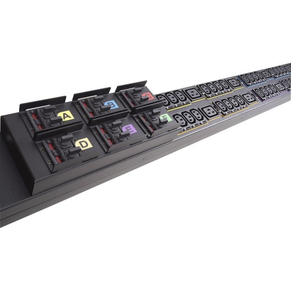 Eaton fuse disconnect rack PDU, 0U, 309-460P9 input, 17.3 kW max, 200-240V, 48A, 6 ft cord, Three-phase, Outlets: (48) C13 Outlet grip, (12) C19 Outlet grip Eaton Corporation