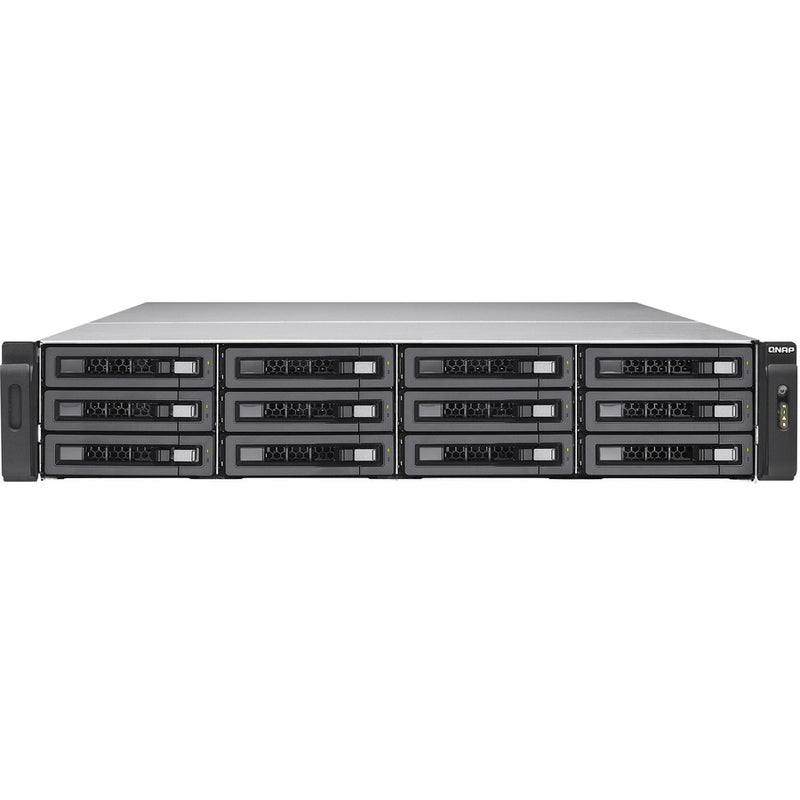 QNAP TES-1885U-D1531-32GR 18-Bay 2U Rackmount SAN/NAS Server with Intel® Xeon® D-1531, 32GB DDR4, and Dual OS Support