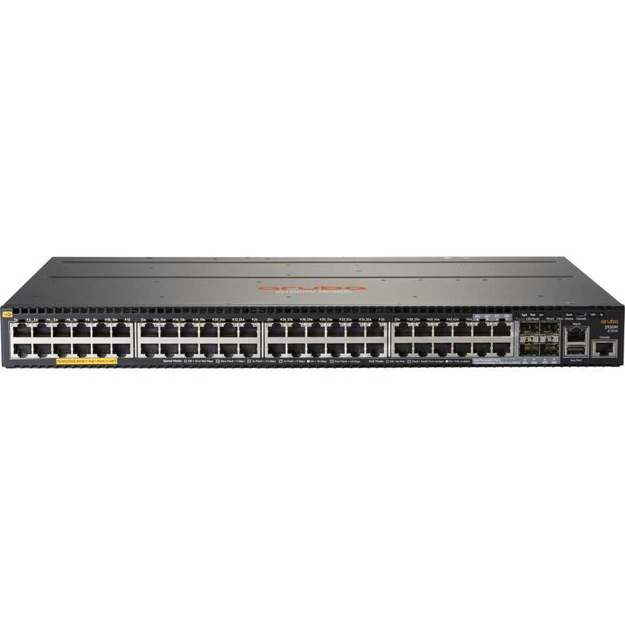 HPE Aruba 2930M 48G PoE+ 1-slot Switch JL322A | High-Power L3 Access ...