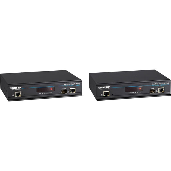 Black Box Kvm-Over-Ip Matrix, Dual-Head Dvi-D, Usb 2.0, Kvm Extender Kit, Gsa, Taa