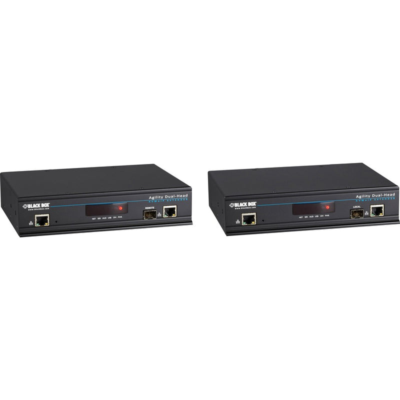 Black Box Kvm-Over-Ip Matrix, Dual-Head Dvi-D, Usb 2.0, Kvm Extender Kit, Gsa, Taa