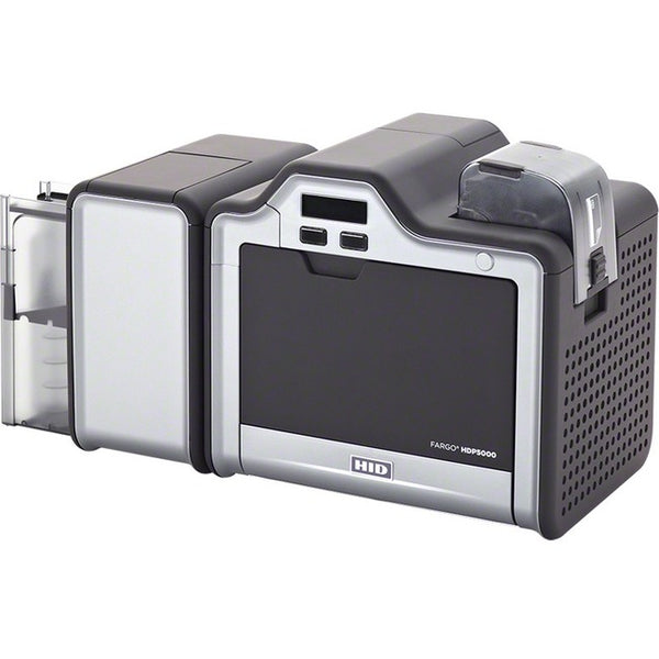HID Fargo HDP5000 Double-Sided Dye Sublimation/Thermal Transfer ID Card Printer & Encoder – Color – USB