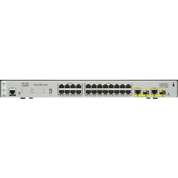 Cisco 891 Gigabit Ethernet Security Router with SFP and 24-ports Ethernet Switch Cisco Systems, Inc