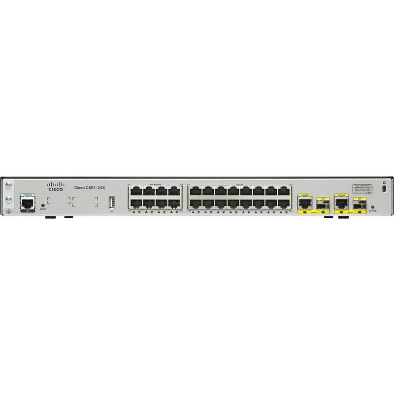 Cisco 891 Gigabit Ethernet Security Router with SFP and 24-ports Ethernet Switch Cisco Systems, Inc