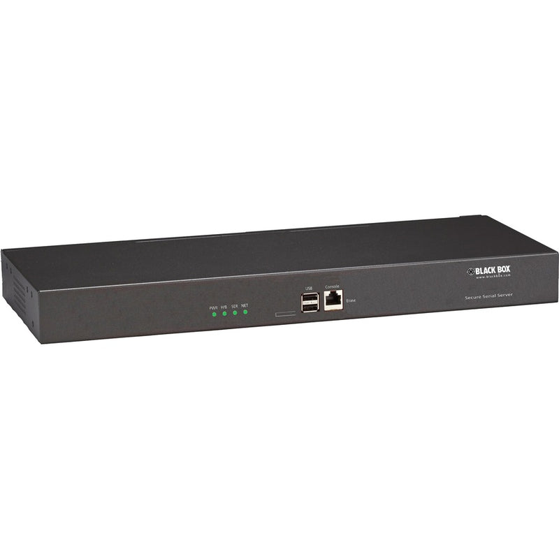 Black Box Console Server - Cisco Pinout, (16) Rs-232 Rj45, (2) 10/100/1000-Mbps Rj45, Gsa,