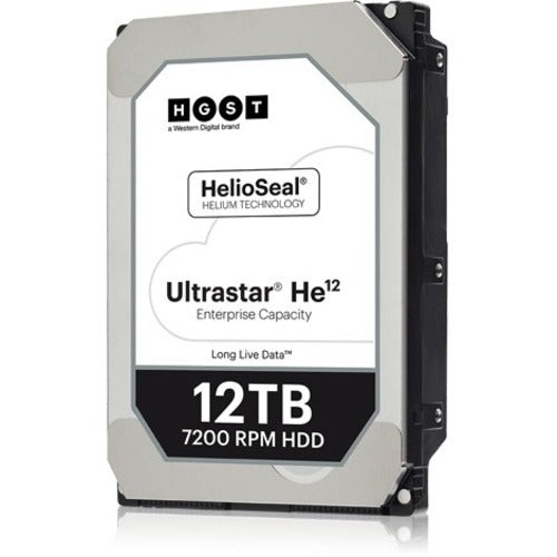 HGST Ultrastar He12 12TB 3.5" Internal SAS Hard Drive (12Gb/s) – 12-Pack with Carrier – 7200RPM