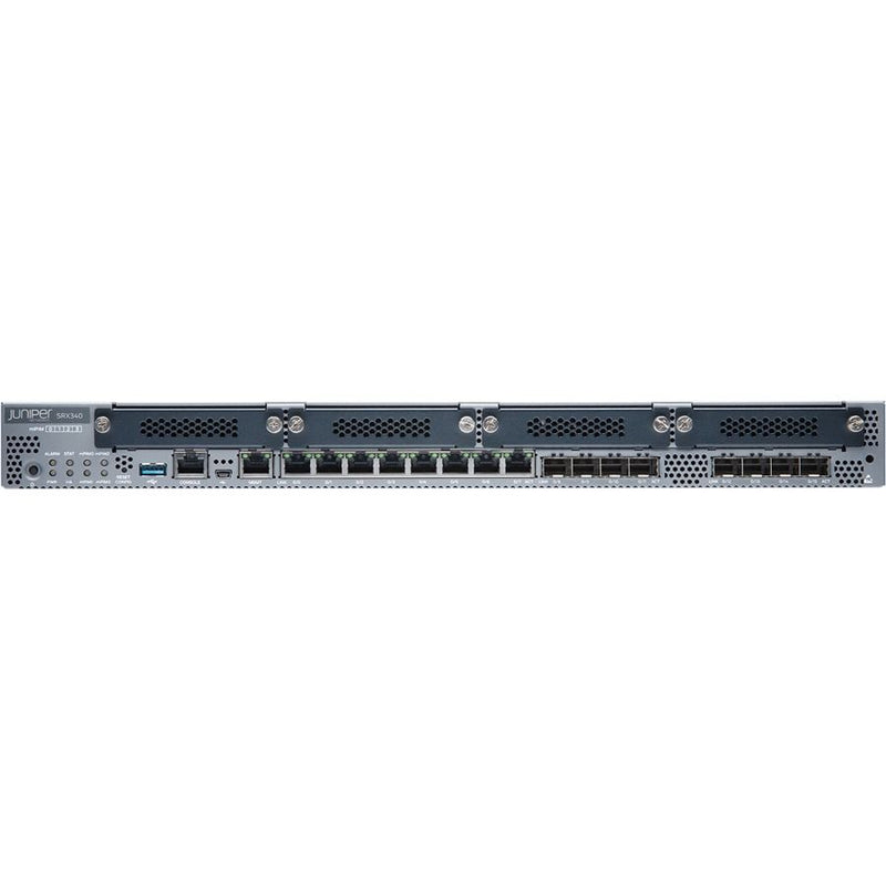 Juniper SRX340 8-Port Gigabit Ethernet Services Gateway Router (SRX340-SYS-JB)