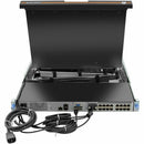 Vertiv Avocent LRA185KMM8D-G01 Rack Console | 18.5" LCD | 8-Port KVM | USB KB & Touchpad