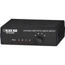 Black Box Fiber Optic A/B/C/D Desktop Switch - Latching, St Multimode, Gsa, Taa