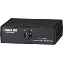 Black Box Fiber Optic A/B Desktop Switch - Latching With Sc Single-Mode Connectors, Gsa, T