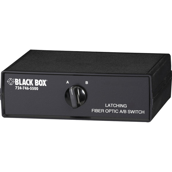 Black Box Fiber Optic A/B Desktop Switch - Latching With Sc Single-Mode Connectors, Gsa, T