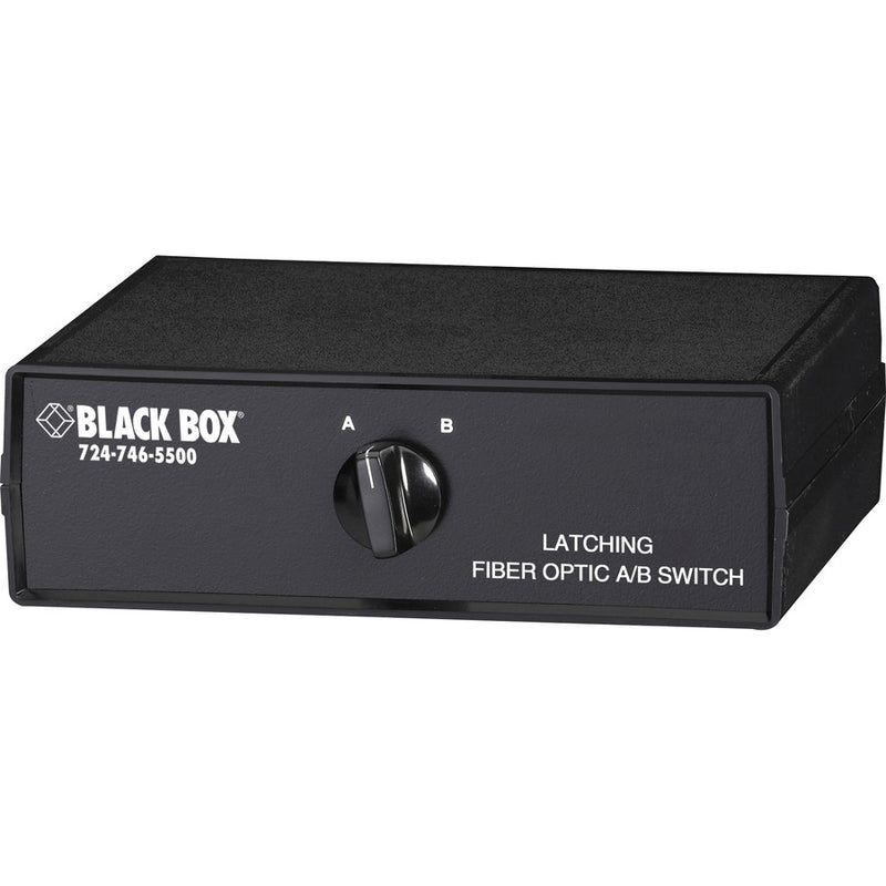 Black Box Fiber Optic A/B Desktop Switch - Latching With Sc Single-Mode Connectors, Gsa, T