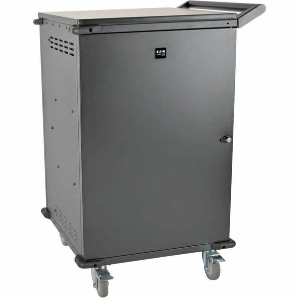 Eaton Tripp Lite Series Multi-Device Charging Cart, 36 AC Outlets, Chromebooks and Laptops, 230V, BS 1363, Black Eaton Corporation