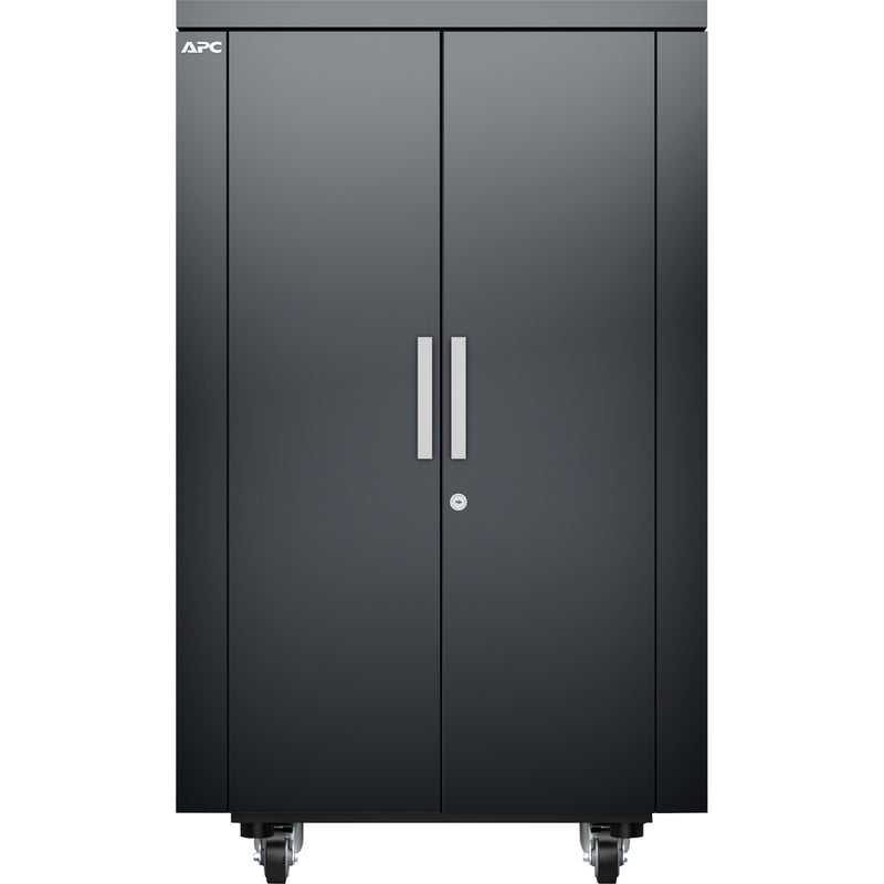 APC NetShelter CX 24U Rack Cabinet, Soundproof, 19" Width, Dark Gray