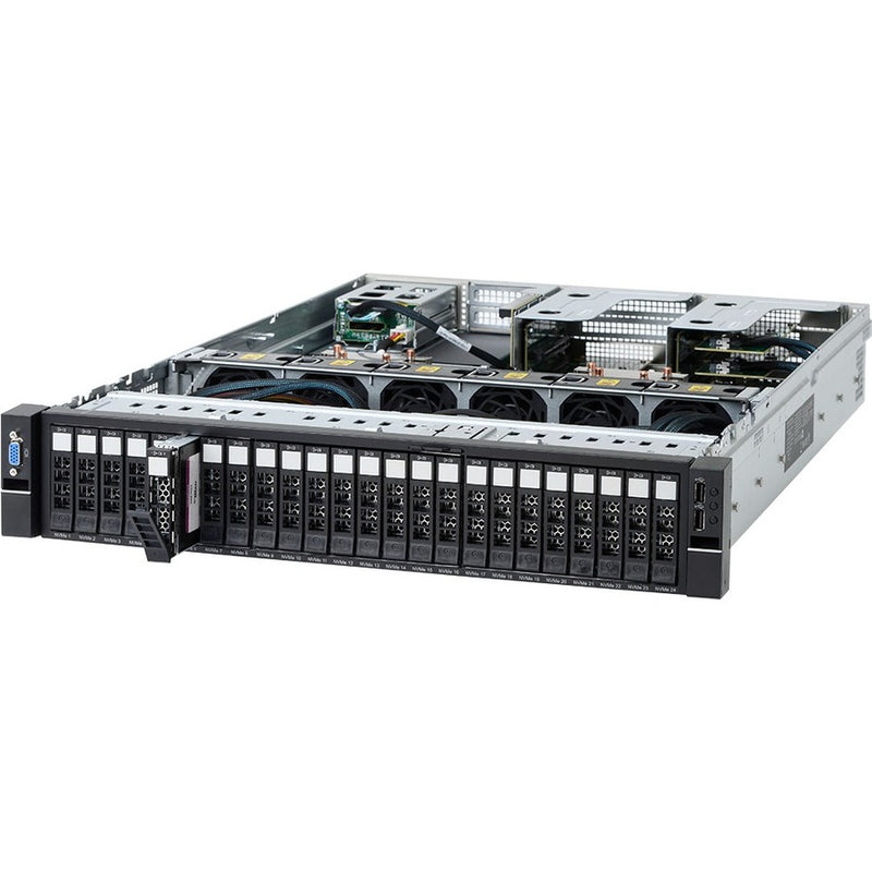 HGST Ultrastar Serv24 NVMe Storage Server - 92.16TB SSD, Xeon Gold 5120, 256GB RAM, 2U Rackmount