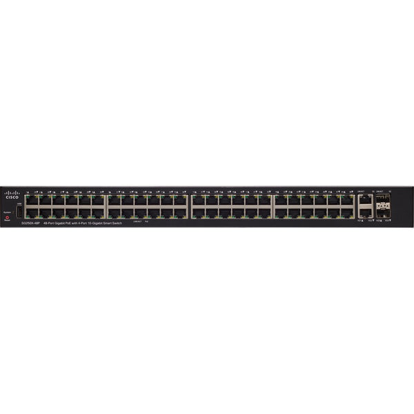 Cisco SG250X-48P Gigabit PoE with 4-Port 10-Gigabit Smart Switch Cisco Systems, Inc